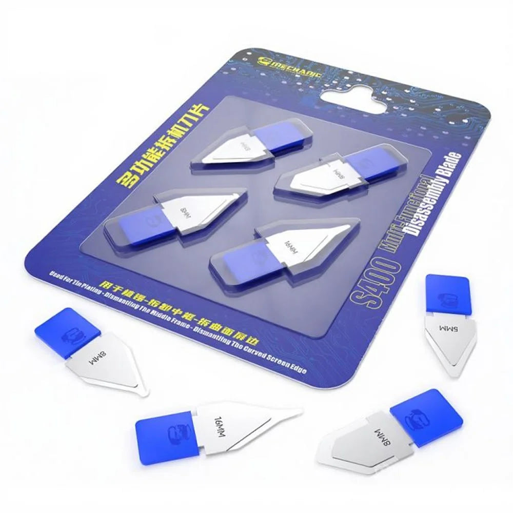 MECHANIC S400 4 in 1 Multifunctional Disassembly Blade Kit for Phone Repair Opening Pry Tool - 7