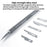 RELIFE RL-101B 8 in 1 CPU Knife Set Motherboard IC Repair Blade Phone Maintenance Tools - 3