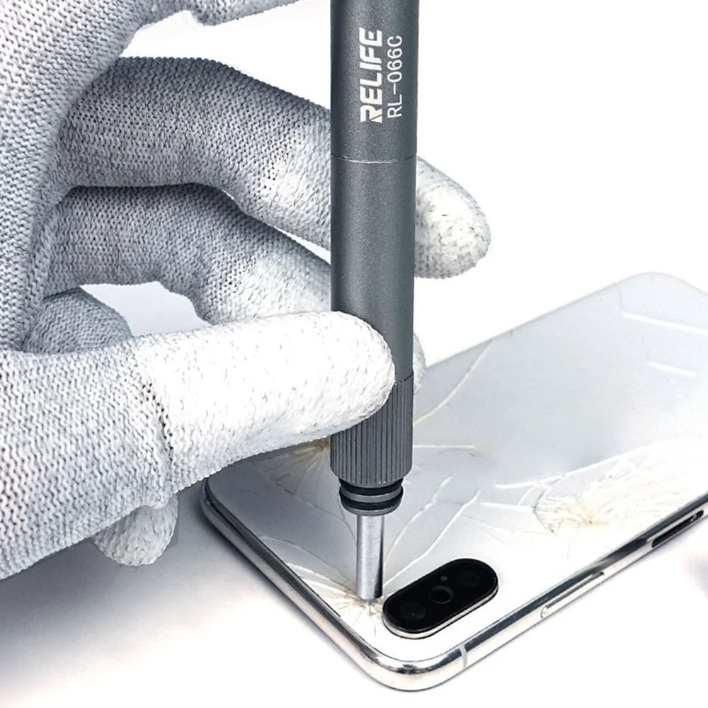 RELIFE RL-066C For Mobile Phone Glass Back Cover Removal Tool Adjustable Tungsten Steel Blasting Pen - 5