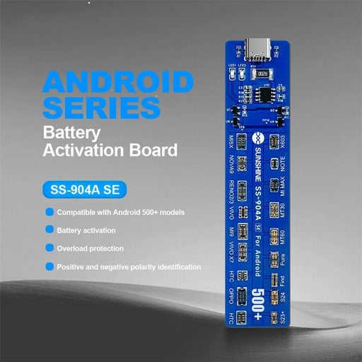 SUNSHINE SS-904A SE For Android 500+ Models Battery Activation Board Overload Protection Auto Polarity Detection - 2
