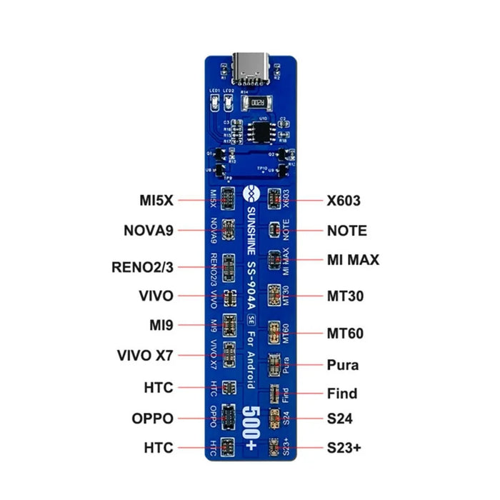 SUNSHINE SS-904A SE For Android 500+ Models Battery Activation Board Overload Protection Auto Polarity Detection - 4