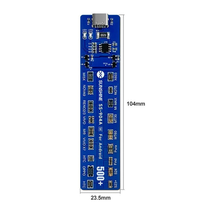 SUNSHINE SS-904A SE For Android 500+ Models Battery Activation Board Overload Protection Auto Polarity Detection - 7
