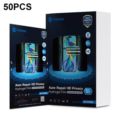 SUNSHINE SS-075RS 50 PCS Self Healing Privacy Screen Protector HD Anti Pressure Hydrogel Film - 1