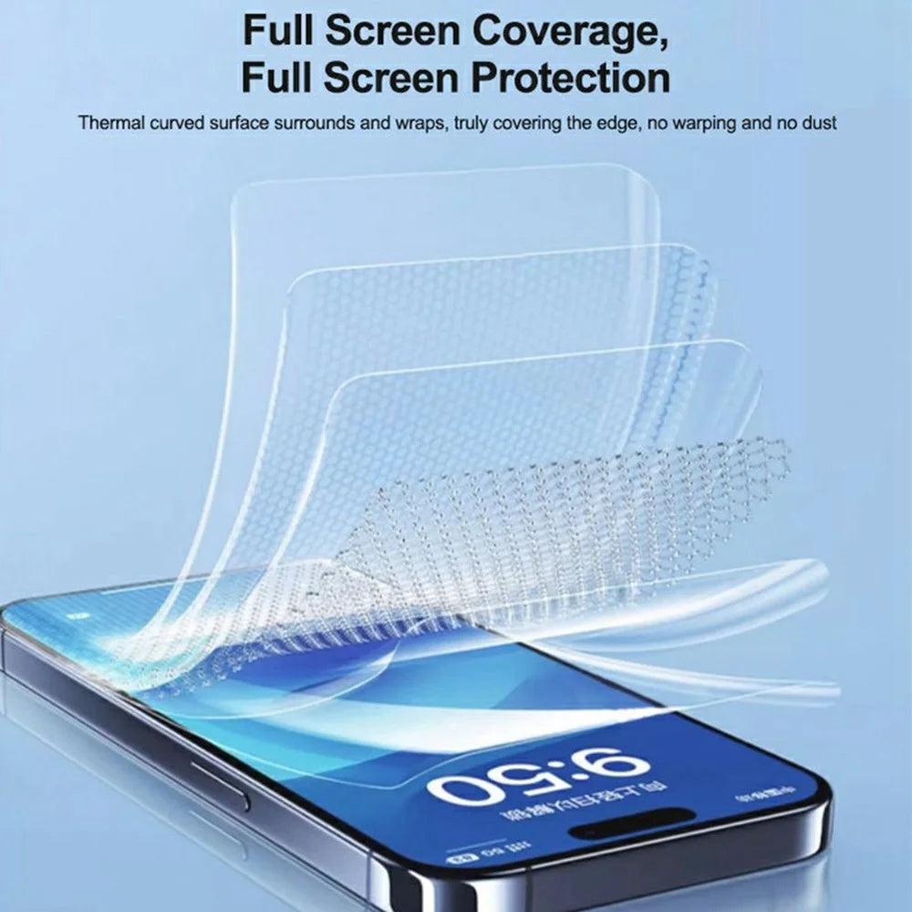 SUNSHINE SS-075AS 25 PCS 360° Anti-Peep Hydrogel Film Nano-Level Scratch Resistant Screen Protector - 4
