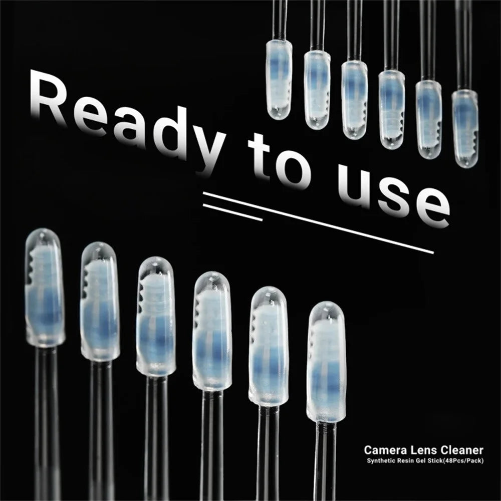 2UUL CL21 48Pcs Camera Lens Cleaner Synthetic Resin Gel Stick for Dust Removing - 4