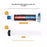 YCS Thermal Paste 50g For CPU High Performance Heat Dissipation Overheating Solution - Blue 6W - 5