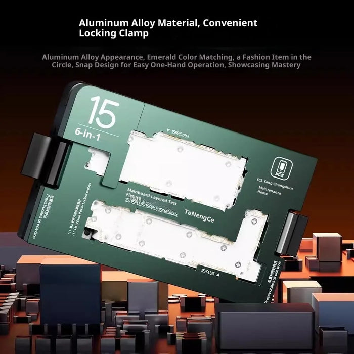 YCS Motherboard Layered Test Fixture Beryllium Copper Spring Probe For iPhone 15  /  15 Plus  /  15 Pro  /  15 Pro Max - 3