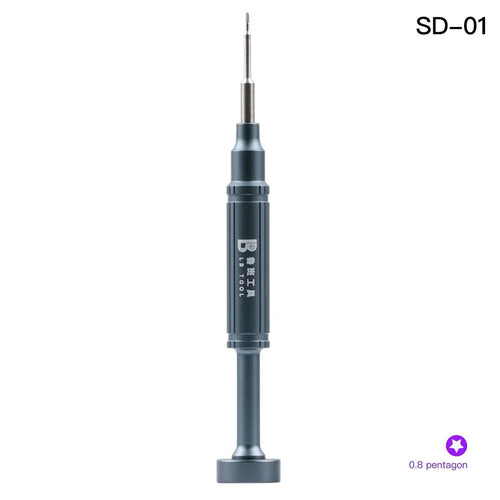 LB TOOL SD-01 S2 Alloy Steel Screwdriver Aluminum Handle Screwdriver for Mobile Phone Repair - 0.8 Pentalobe - 1