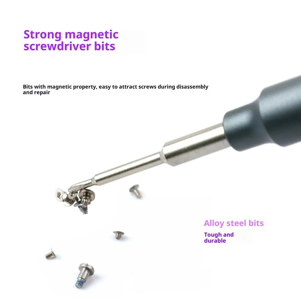 LB TOOL SD-01 S2 Alloy Steel Screwdriver Aluminum Handle Screwdriver for Mobile Phone Repair - 0.8 Pentalobe - 3