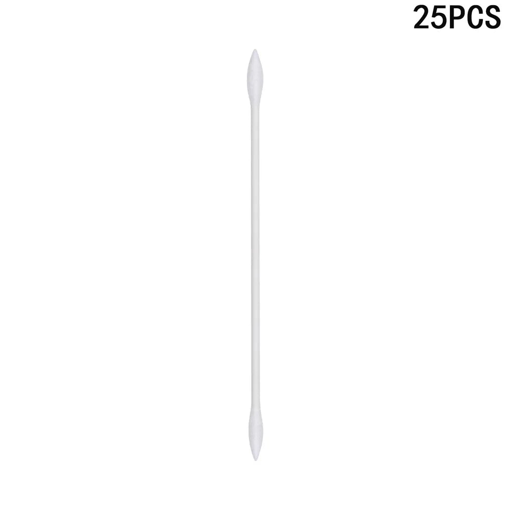 LB TOOL 25Pcs Double Ended Cotton Cleaning Swabs for Precise Cleaning - 1