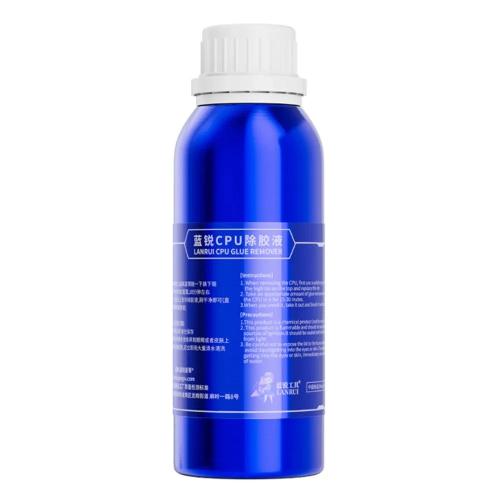 LANRUI 250ml CPU Thermal Paste Remover Liquid for Processor Cleaning Quick Removal - 1