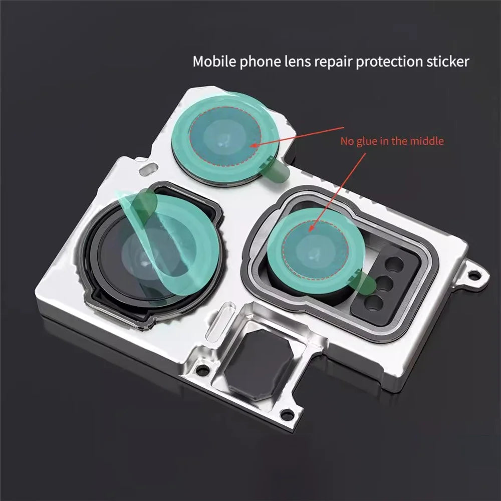 YCS-PT01 328Pcs Mobile Phone Lens Repair Protection Stickers Phone Repair Tool - 4