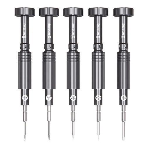 MY-L01T 5Pcs 2D Screwdriver Set Precision Disassembly Tool Non Slip Handle Alloy Screwdrivers - 1