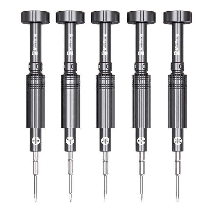 MY-L01T 5Pcs 2D Screwdriver Set Precision Disassembly Tool Non Slip Handle Alloy Screwdrivers - 1