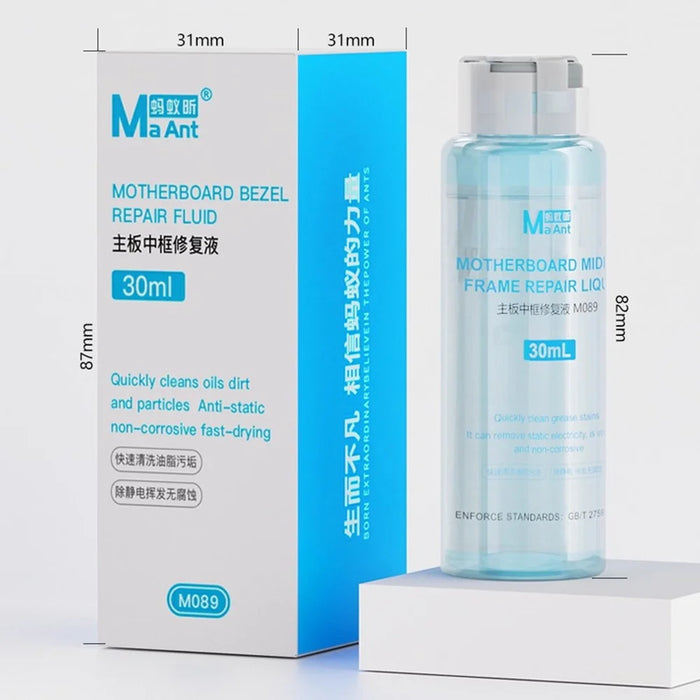 MAANT M089 30ml Middle Frame Repair Liquid for Electronics Cleaning - 7
