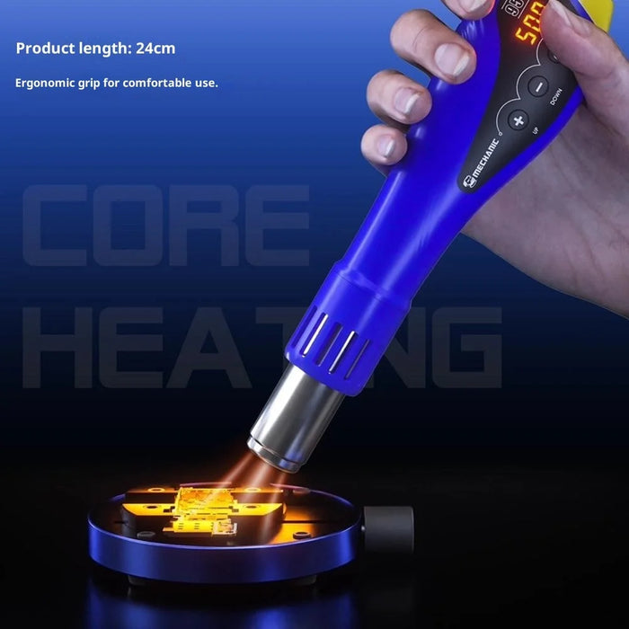 MECHANIC 958HT Portable Digital Hot Air Gun Heat Gun Temperature Control Display for Repair DIY Projects - EU Plug - 7