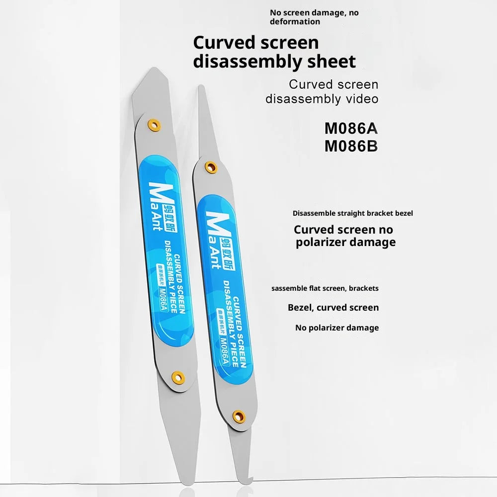 MAANT M086AB 2PCS Curved Screen Disassembly Knife for Phone Repair Screen Bezel Bracket - 2