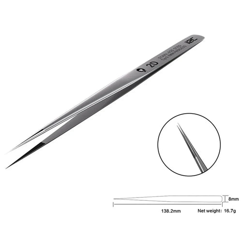 I2C 3D Super Alloy Tweezers for Mobile Phone Repair High Precision Jumper Wire Tweezers - NS-01 Standard Type - 1