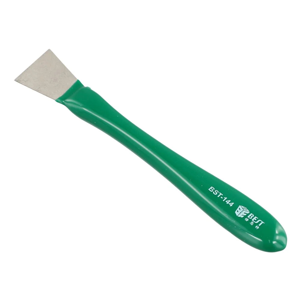 BEST BST-144 Non-Magnetic Metal Scraper with Rubber Handle for Adhesive Removal Tin Scraping Prying Tool - 1