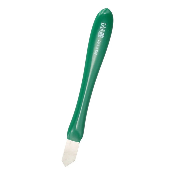 BEST BST-143 Non-Magnetic Metal Scraper Adhesive Removal Tin Prying Tool with Rubber Handle - 2