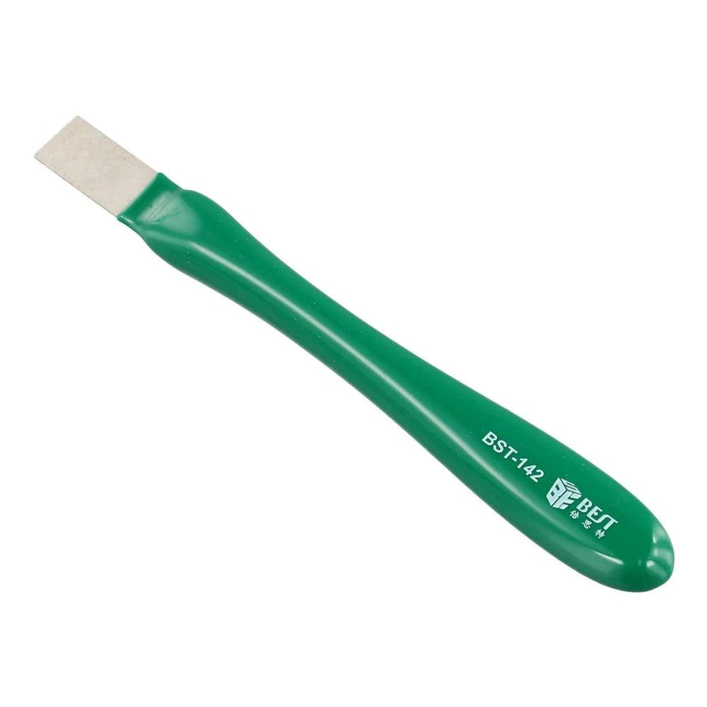 BEST BST-142 Non-Magnetic Metal Scraper with Rubber Handle for Adhesive Removal Tin Prying Tool - 1