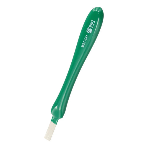 BEST BST-141 Non-Magnetic Metal Scraper Pry Tool with Rubber Handle for Adhesive Removal  /  Tin Scraping - 1