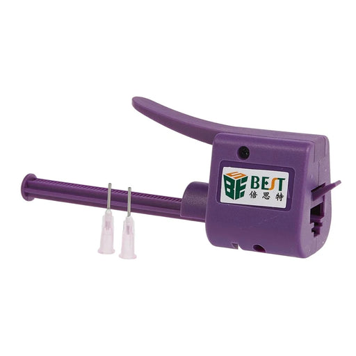 BEST-61 Manual Caulking Gun for 5CC-10CC Syringes Ergonomic Smooth Extrusion Glue Dispenser - 1
