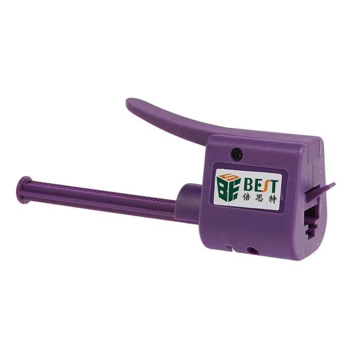 BEST-61 Manual Caulking Gun for 5CC-10CC Syringes Ergonomic Smooth Extrusion Glue Dispenser - 3