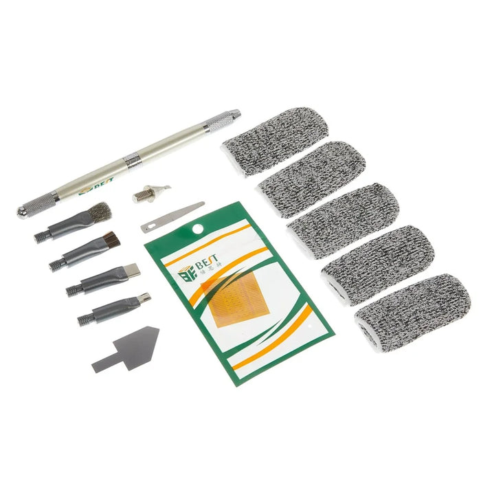 BEST-85 Multifunctional Phone Repair Tool Kit Craft Pen Carving Knife Set for PCB Repair Chip Cleaning - 1