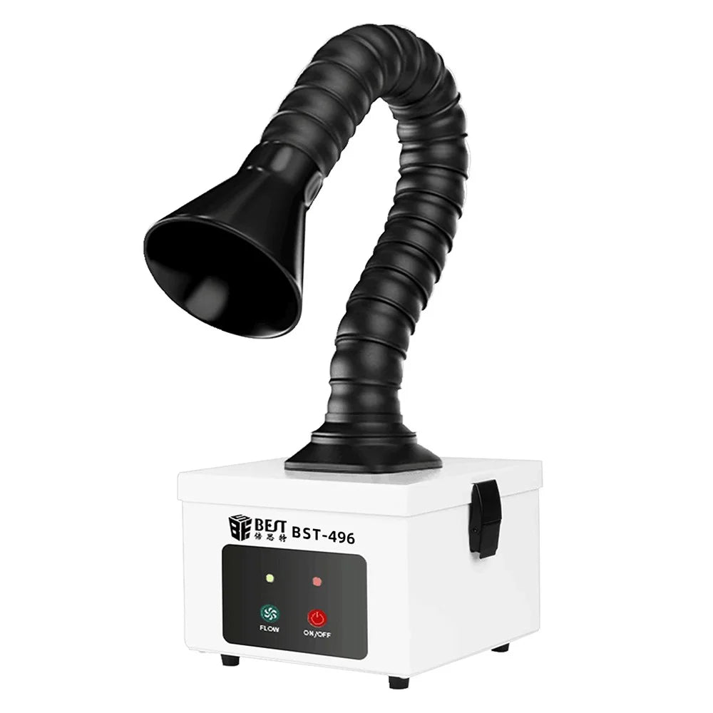 BEST-496 Smoke Extractor Fume Purifier for Soldering Stations Workbenches Multi Scenario Air Filtration - EU Plug - 1