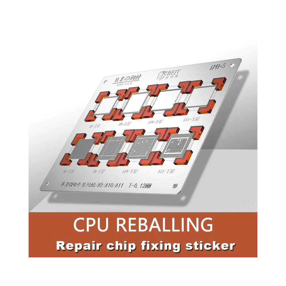 BEST High Temperature Resistant Chip Fixing Sticker for BGA Reballing 3D Tin Planting Net - 4