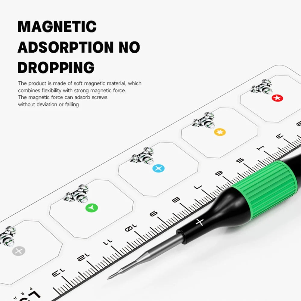 LUOWEI LW-333 Double-Sided Magnetic Screw Organizer Mat For Small Parts Storage - 3