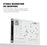 LUOWEI LW-334 Magnetic Screwdriver Mat Double Sided Screw Organizer Tool Sorting Pad Waterproof - 5