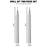 LUOWEI LW-331 2Pcs / Set High Hardness Non Magnetic Slip Tooth Drill Bit Set for Sliding Screw Quick Removal - 6