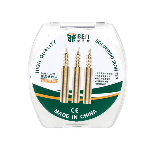 BEST 3-in-1 High Quality Soldering Iron Tips - 2