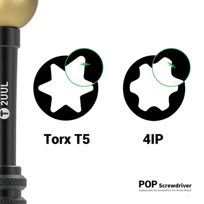 2UUL SD87 For iPhone 17 Series Screwdriver Interchangeable Tip Magnetic Precision Screwdriver - 4