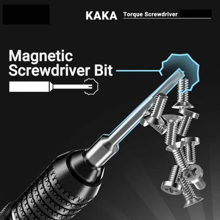 2UUL KAKA Adjustable Torque Magnetic Screwdriver Precision Tool with Anti Slip Handle - Pentagon 0.8 - 4