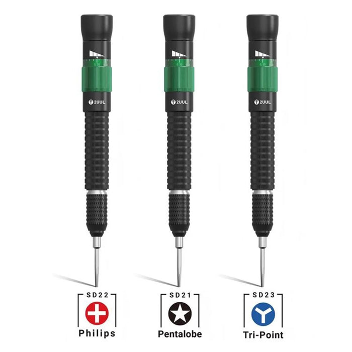 2UUL KAKA Adjustable Torque Magnetic Screwdriver Precision Tool with Anti Slip Handle - Pentagon 0.8 - 6