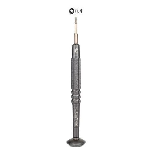 MECHANIC Mini Screwdriver for Watch / Glasses / Phone Repair Precision Tool with Magnetic Tips, Rotating Bearing - 5-Point 0.8 - 1
