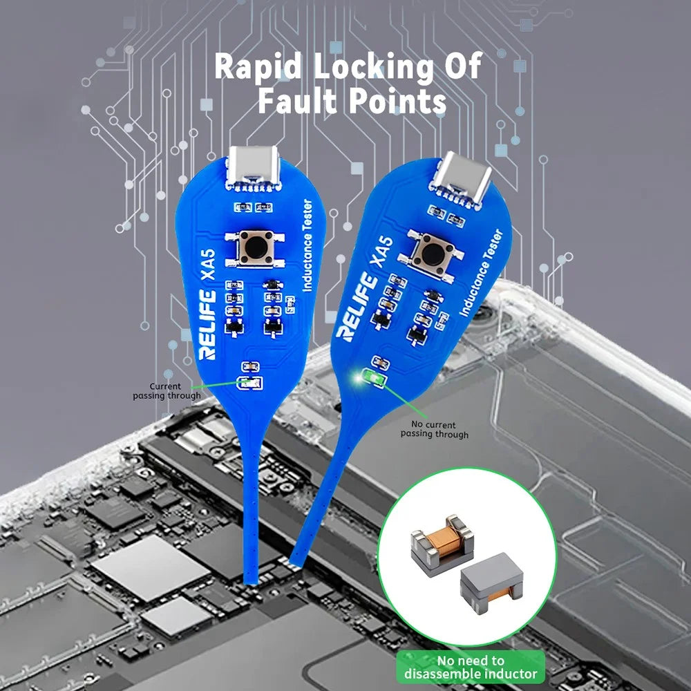 RELIFE XA5 Inductance Tester Electromagnetic Induction Detector High-Precision Fault Locator for Quick Troubleshooting - 4