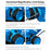 SUNSHINE 71 Ultra Trinocular Microscope 0.65X - 5.5X Zoom for Phone Electronic PCB Soldering Repair - Blue - 5