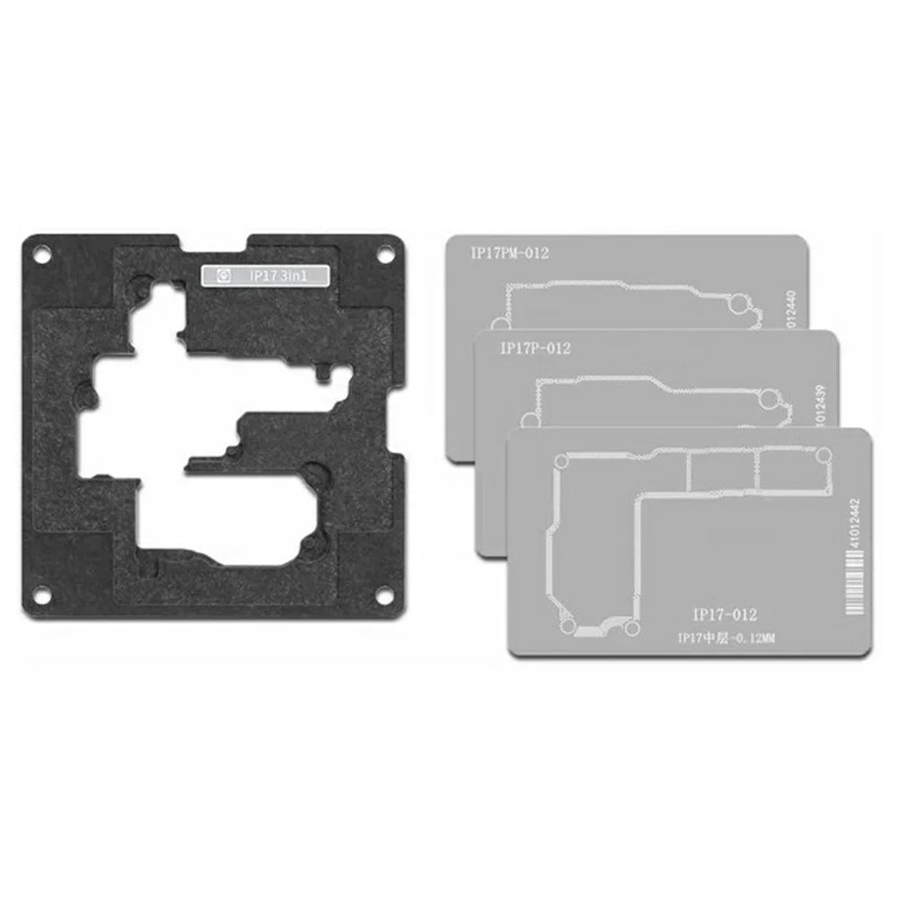 AMAOE For iPhone 17 Series Mid-Layer Tin Planting Station Kit Motherboard Repair Tool Set - 1