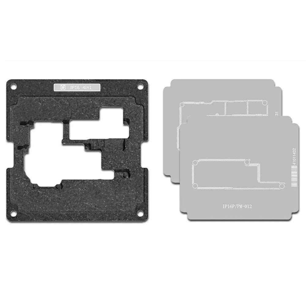 AMAOE For iPhone 16 Series Mid-Layer Tin Planting Station Kit Motherboard Repair Tool Set - 1