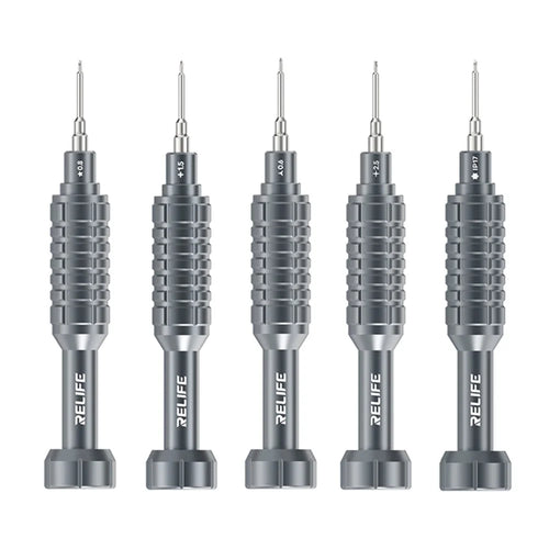 RELIFE RL-730A 5 in 1 Steel Cannon King Classic Series Aluminum Alloy Screwdriver Set with Magnetic Tip - 1