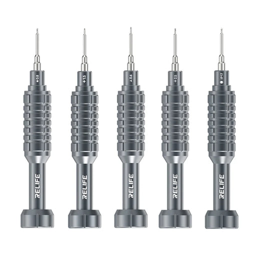 RELIFE RL-730A 5 in 1 Steel Cannon King Classic Series Aluminum Alloy Screwdriver Set with Magnetic Tip - 1
