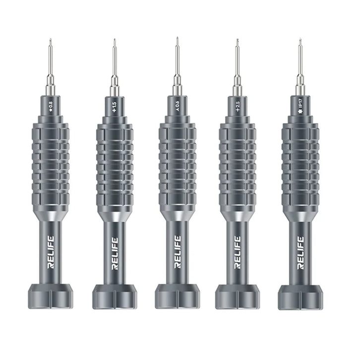 RELIFE RL-730A 5 in 1 Steel Cannon King Classic Series Aluminum Alloy Screwdriver Set with Magnetic Tip - 1