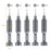 RELIFE RL-730A 5 in 1 Steel Cannon King Classic Series Aluminum Alloy Screwdriver Set with Magnetic Tip - 4