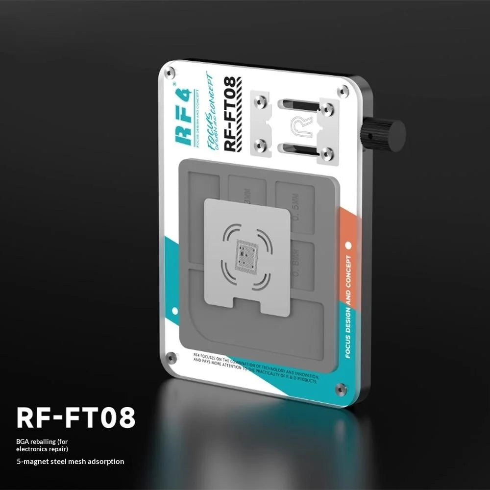 RF4 RF-FTO8 For PCB Repair Clamp Rework Station Mat with Adjustable Fixture for Delamination and Degluing - 4