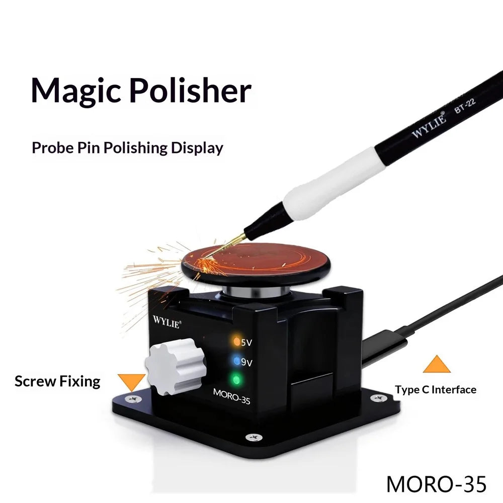 WYLIE MORO-35 Magic Polisher Multi-Function Rotary Tool Adjustable Speed Automatic Grinding Machine for Knives Repair - 3