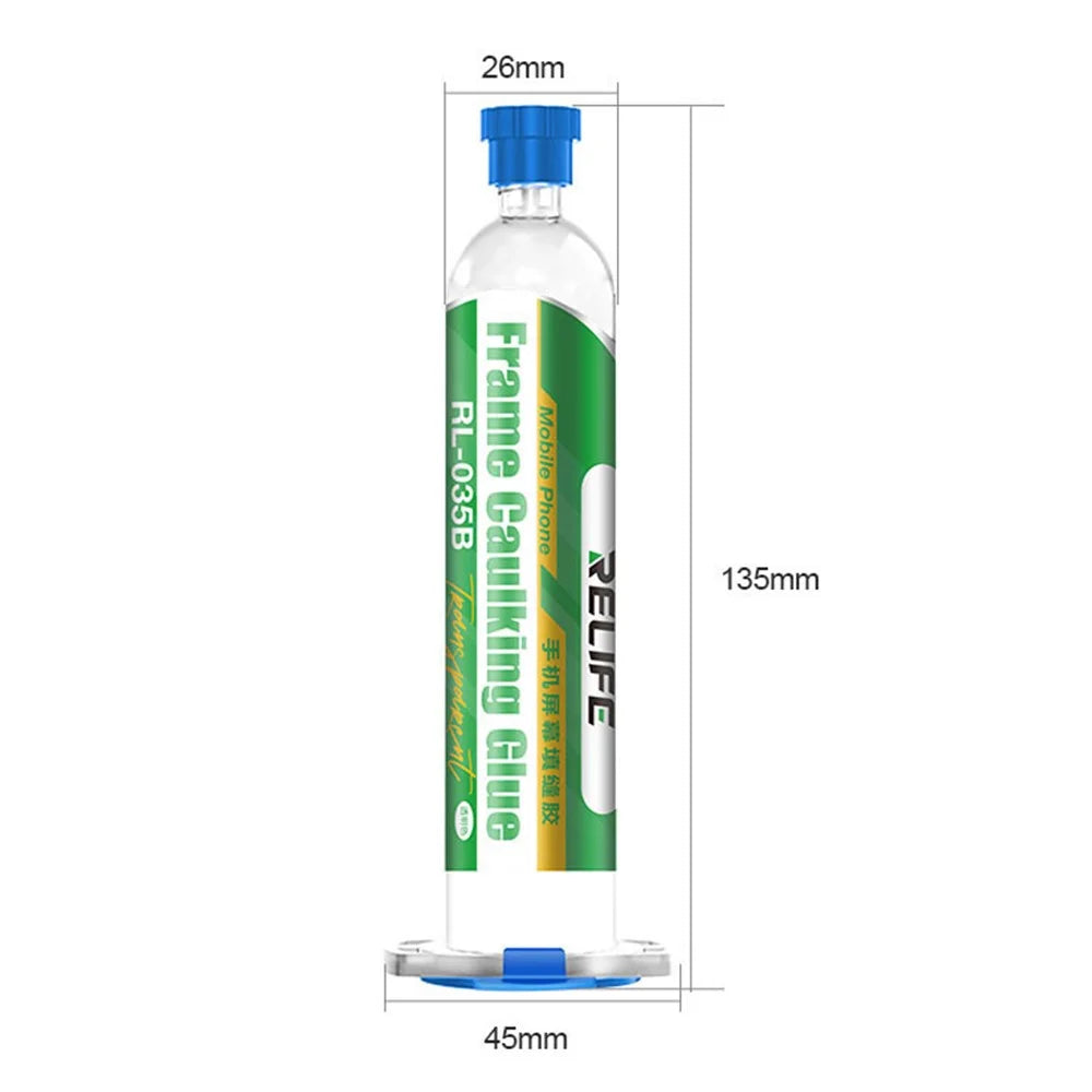 RELIFE RL-035B 30ml Screen Gap Filler for Curved Screen Phones  Non-Corrosive Elastic Waterproof Seal Glue - Transparent - 4